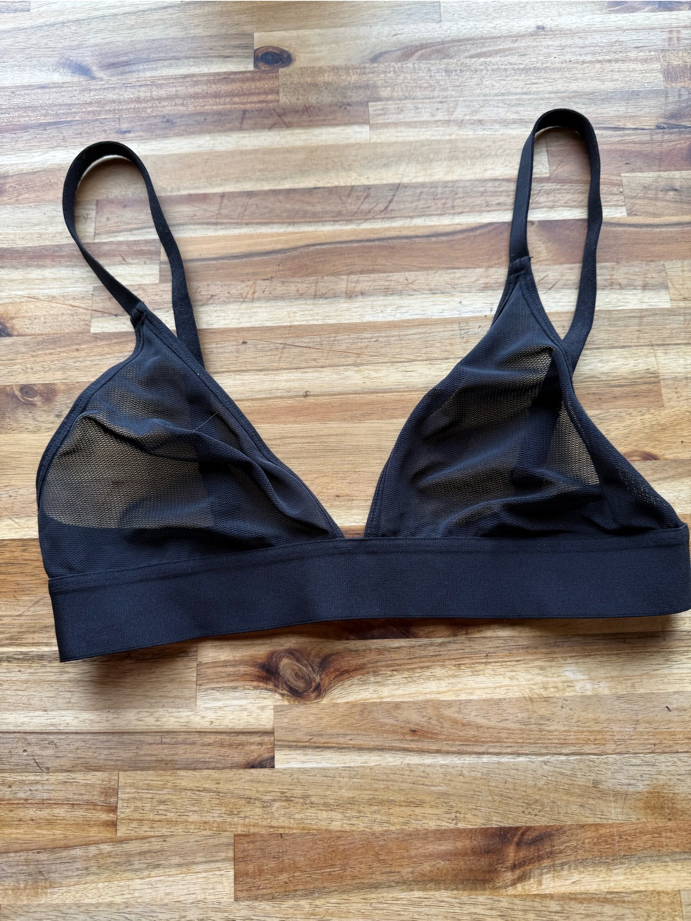 Negative Underwear Black Sieve Triangle Bra
